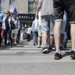 25.06.2026. Kielce. Strajk pracowników i związkowców Miejskiego Przedsiębiorstwa Komunikacji w Kielcach / Fot. Jarosław Kubalski - Radio Kielce