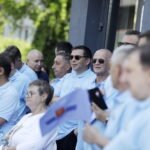 25.06.2026. Kielce. Strajk pracowników i związkowców Miejskiego Przedsiębiorstwa Komunikacji w Kielcach / Fot. Jarosław Kubalski - Radio Kielce