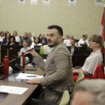 25.06.2026. Kielce. Sesja absolutoryjna Rady Miasta Kielce. Strajk pracowników i związkowców Miejskiego Przedsiębiorstwa Komunikacji w Kielcach / Fot. Jarosław Kubalski - Radio Kielce