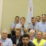25.06.2026. Kielce. Sesja absolutoryjna Rady Miasta Kielce. Strajk pracowników i związkowców Miejskiego Przedsiębiorstwa Komunikacji w Kielcach / Fot. Jarosław Kubalski - Radio Kielce