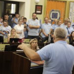 25.06.2026. Kielce. Sesja absolutoryjna Rady Miasta Kielce. Strajk pracowników i związkowców Miejskiego Przedsiębiorstwa Komunikacji w Kielcach / Fot. Jarosław Kubalski - Radio Kielce