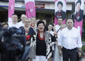 Joanna Senyszyn w Kielcach otworzyła biuro nowej partii