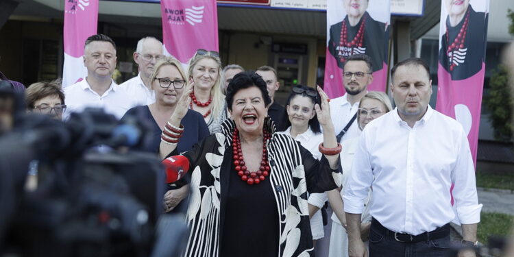 Joanna Senyszyn w Kielcach otworzyła biuro nowej partii