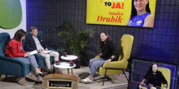 „Dzień dobry, to Ja! Rozmowy inne niż wszystkie w Radiu Kielce”. Sandra Drabik / Fot. Jarosław Kubalski - Radio Kielce