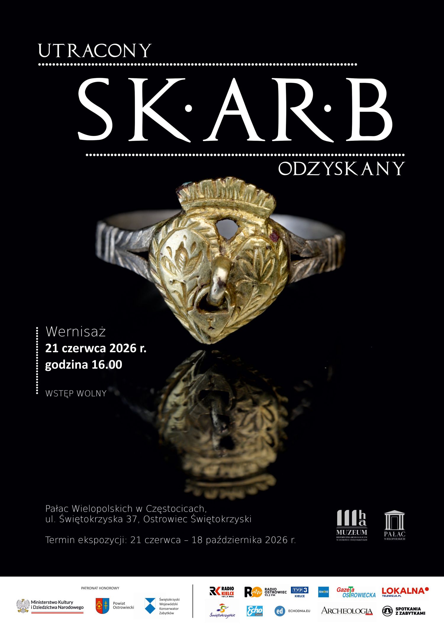 Skarb utracony. Skarb odzyskany | Nowa wystawa w Pałacu Wielopolskich w Częstocicach - Radio Kielce