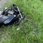 Wypadek z udziałem motocykla i roweru. Dwie osoby ranne - Radio Kielce