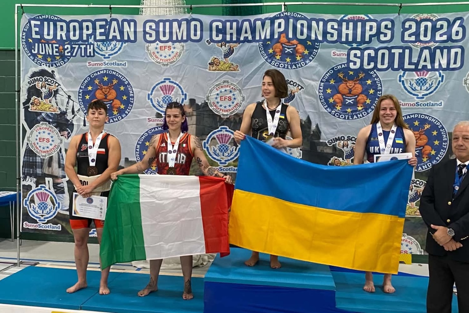 Brąz kielczanki na mistrzostwach Europy w sumo