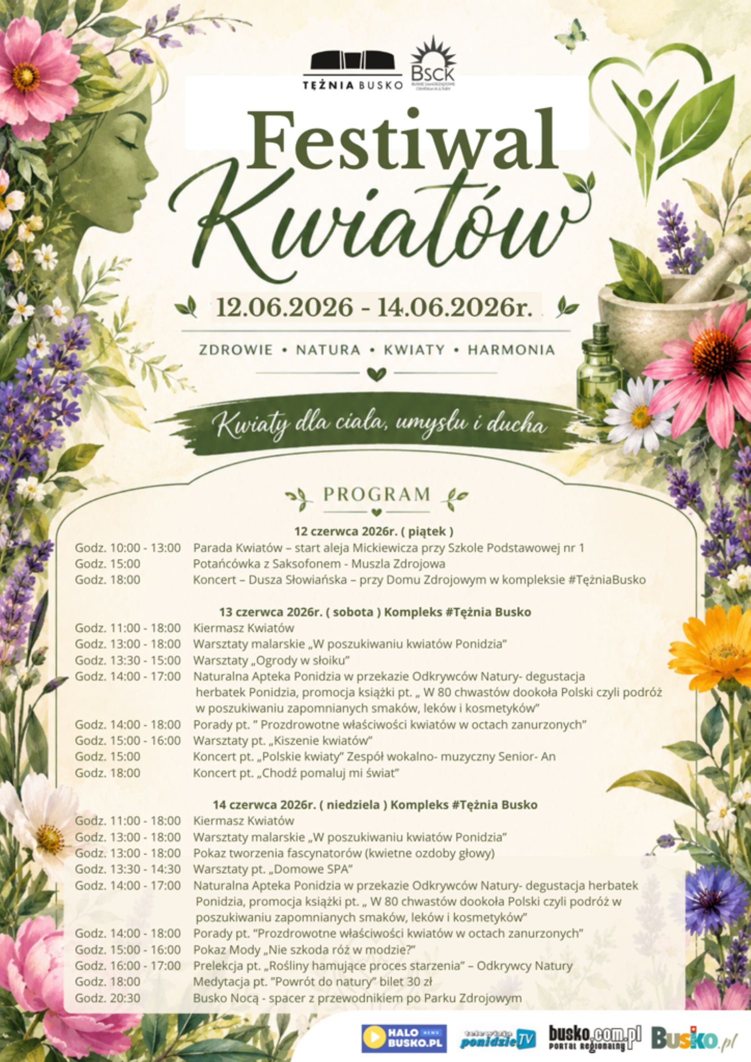 Koncerty, warsztaty i kwiaty giganty. Busko-Zdrój zaprasza na festiwal - Radio Kielce Koncerty, warsztaty i kwiaty giganty. Busko-Zdrój zaprasza na festiwal - Radio Kielce
