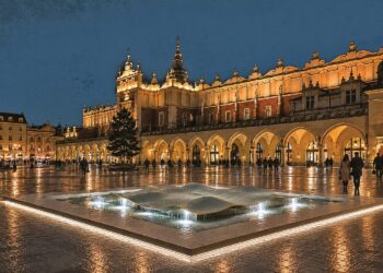 Nowa fontanna na Rynku Głównym w Krakowie - wizualizacja / źródło: Zarząd Infrastruktury Wodnej w Krakowie