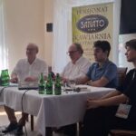 29.06.2026. Busko-Zdrój. spotkanie z Davidem Khrikuli, podczas Kawiarenki Festiwalowej w Busku-Zdroju / Fot. Oliwia Woźniak - Radio Kielce