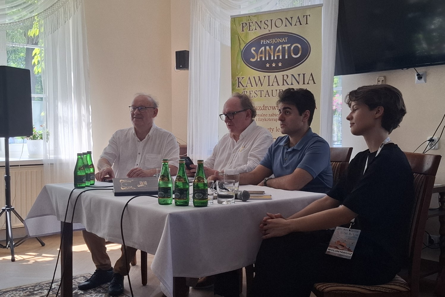 David Khrikuli gościem kawiarenki festiwalowej w Busku-Zdroju