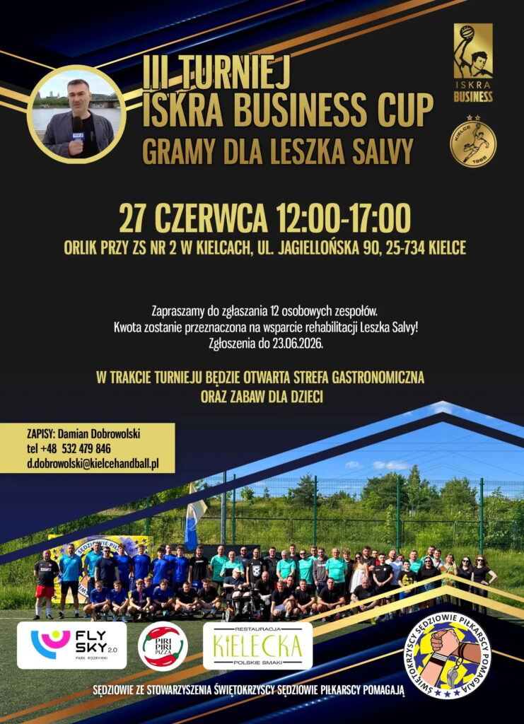 Trzecia edycja Iskra Business Cup. Turniej dla Leszka Salvy