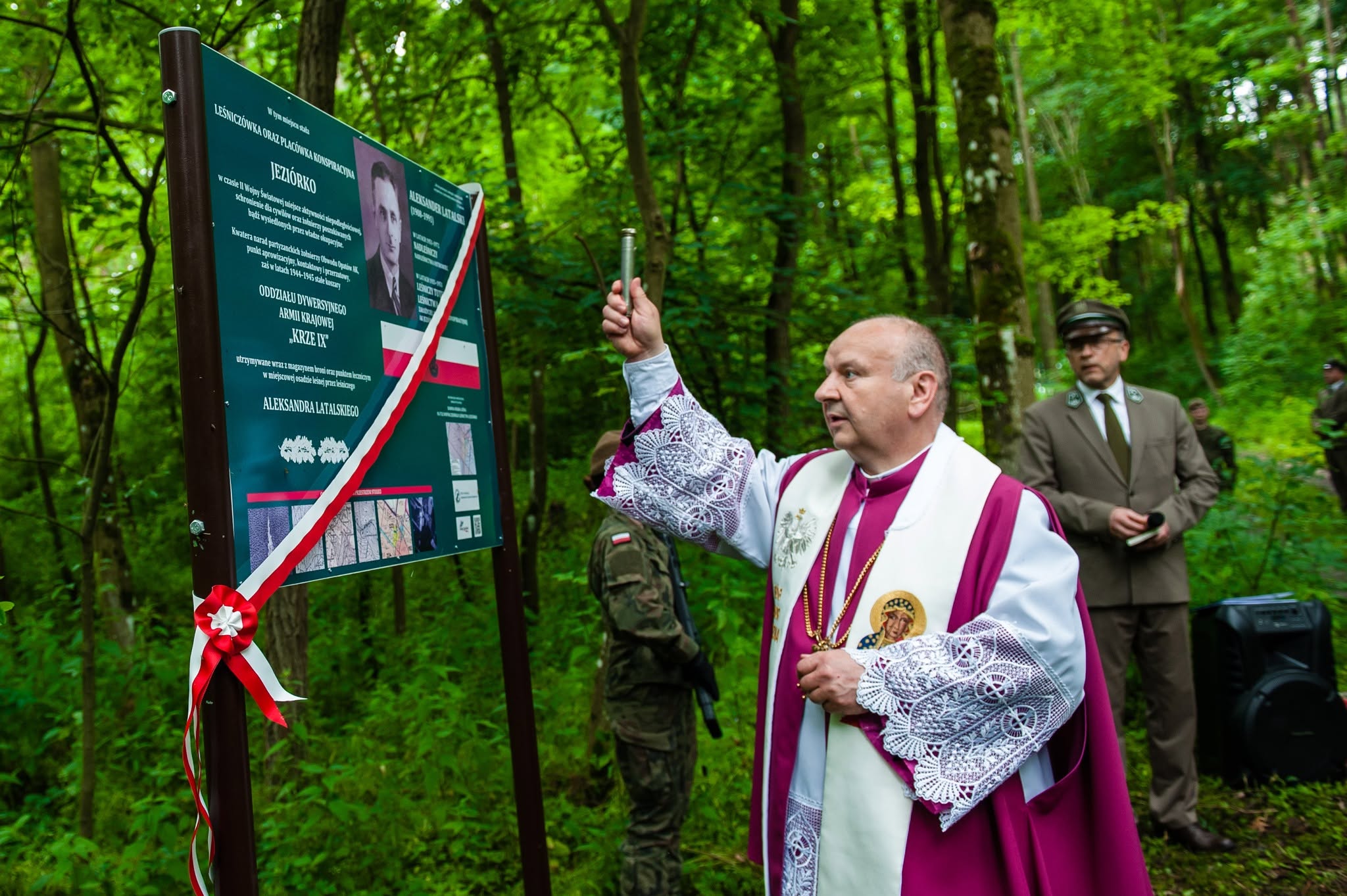 Leśnik Aleksander Latalski będzie patronem polany w Jeziórku