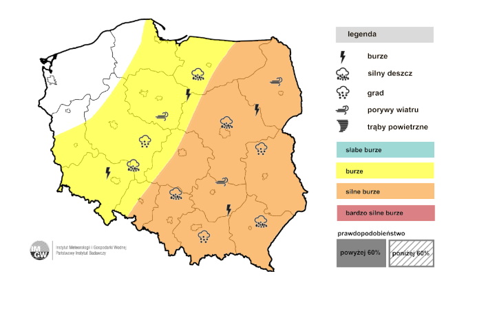 Burze suną przez kraj. Jaki scenariusz czeka Świętokrzyskie? - Radio Kielce
