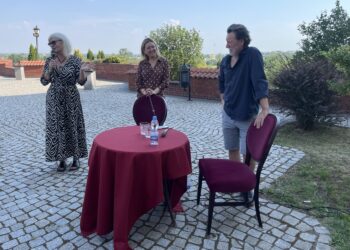 29.06.2026. Sandomierz. Spotkanie z Robertem Więckiewiczem / Fot. Grażyna Szlęzak-Wójcik - Radio Kielce