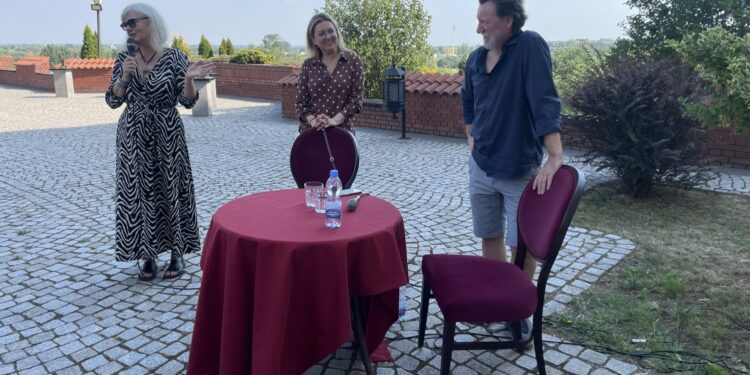 29.06.2026. Sandomierz. Spotkanie z Robertem Więckiewiczem / Fot. Grażyna Szlęzak-Wójcik - Radio Kielce