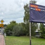 Referendum w gminie Działoszyce. W niedzielę mieszkańcy zdecydują o przyszłości - Radio Kielce 15.07.2026. Działoszyce. Banery referendalne / Fot. Marta Gajda-Kruk - Radio Kielce