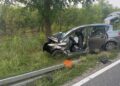 26.07.2026. Wypadek w Kliszowie, w powiecie pińczowskim / Fot. PSP Pińczów