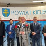 08.07.2026. Kielce. Starostwo Powiatowe. Konferencja nt. Rajdu Rowerowego Szlakiem Brygady Świętokrzyskiej Narodowych Sił Zbrojnych / Fot. Marcin Marszałek - Radio Kielce