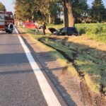 24.07.2026. Kunice w powiecie opatowskim. DK74. Zderzenie trzech samochodów / Fot. policja