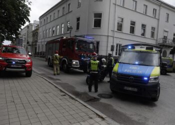 09.07.2026. Kielce. Ul. Wesoła. Akcja służb przy Wojskowym Centrum Rekrutacji / Fot. Jarosław Kubalski - Radio Kielce