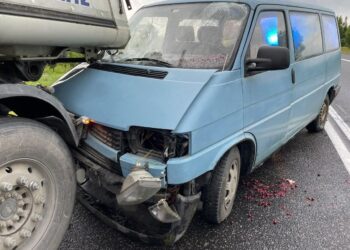 24.07.2026. Piaseczno. Wypadek / Źródło: PSP Sandomierz