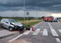 09.07.2026. DK9. Goźlice w powiecie sandomierskim. Zderzenie samochodu osobowego z busem / Fot. policja