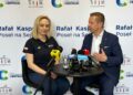 Aktywność fizyczna to klucz do zdrowia - Radio Kielce 20.07.2026. Kielce. Śniadanie prasowe posła Rafała Kasprzyka, którego gościem była Żaneta Cwalina-Śliwowska, Sekretarz Stanu w Ministerstwie Sportu i Turystyki / Fot. Daniel Czwartosz – Radio Kielce