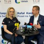 20.07.2026. Kielce. Śniadanie prasowe posła Rafała Kasprzyka, którego gościem była Żaneta Cwalina-Śliwowska, Sekretarz Stanu w Ministerstwie Sportu i Turystyki / Fot. Daniel Czwartosz – Radio Kielce