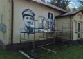 Bór Kunowski. Mural poświęcony gen. Tadeuszowi Piskorowi / Fot. Gmina Brody - Facebook