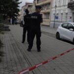 09.07.2026. Kielce. Ul. Wesoła. Akcja służb przy Wojskowym Centrum Rekrutacji / Fot. Jarosław Kubalski - Radio Kielce
