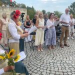 26.07.2026. Sandomierz. Dziedziniec Zamku Królewskiego w Sandomierzu. „Wolne Śpiewanie" / Fot. Grażyna Szlęzak-Wójcik - Radio Kielce