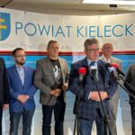 08.07.2026. Kielce. Starostwo Powiatowe. Konferencja nt. Rajdu Rowerowego Szlakiem Brygady Świętokrzyskiej Narodowych Sił Zbrojnych / Fot. Marcin Marszałek - Radio Kielce