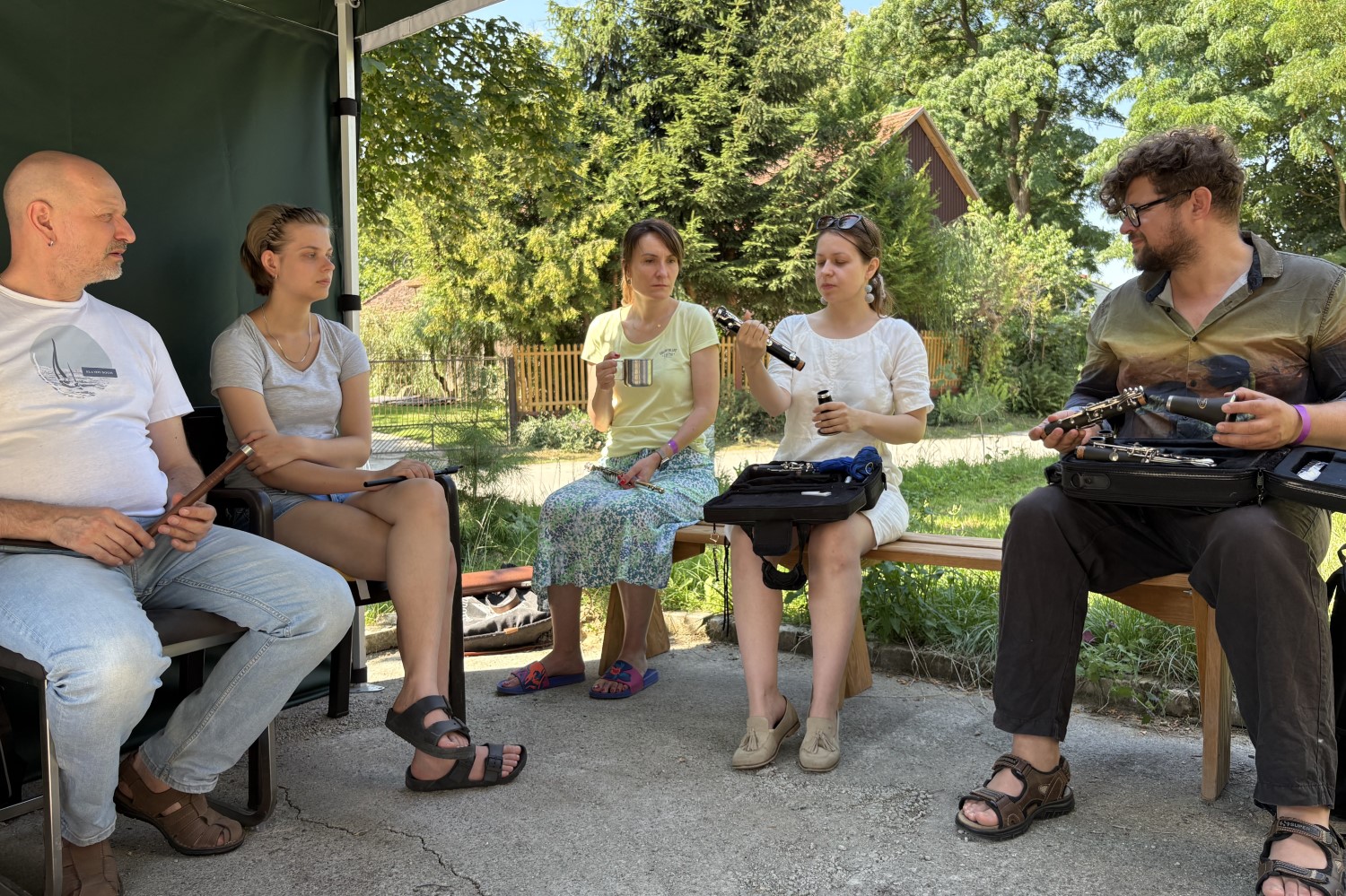Tabor Ponidziański rozbrzmiewa muzyką ludową - Radio Kielce 30.07.2026. Zagaje Stradowskie. Tabor Ponidziański / Fot. Marta Gajda-Kruk - Radio Kielce