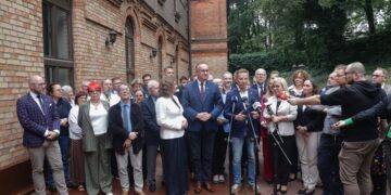 12.07.2026. Warszawa. Konferencja dot. utworzenia nowej partii Unii Centrum / Fot. PAP/Tomasz Gzell