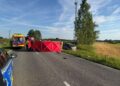 25.07.2026. Nowy Korczyn w powiecie buskim. W zderzeniu samochodu osobowego z motocyklem zginął kierowca jednośladu / Fot. policja