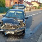 Kobieta ranna w wypadku. Jadąca do zdarzenia karetka zderzyła się z autem osobowym - Radio Kielce 25.07.2026. Osiek, w powiecie staszowskim. Wypadek / Fot. policja