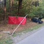 Tragiczny wypadek w Wólce Żabnej. Dachował samochód z pięcioma osobami - Radio Kielce 05.07.2026. Wólka Żabna. Wypadek / źródło: policja
