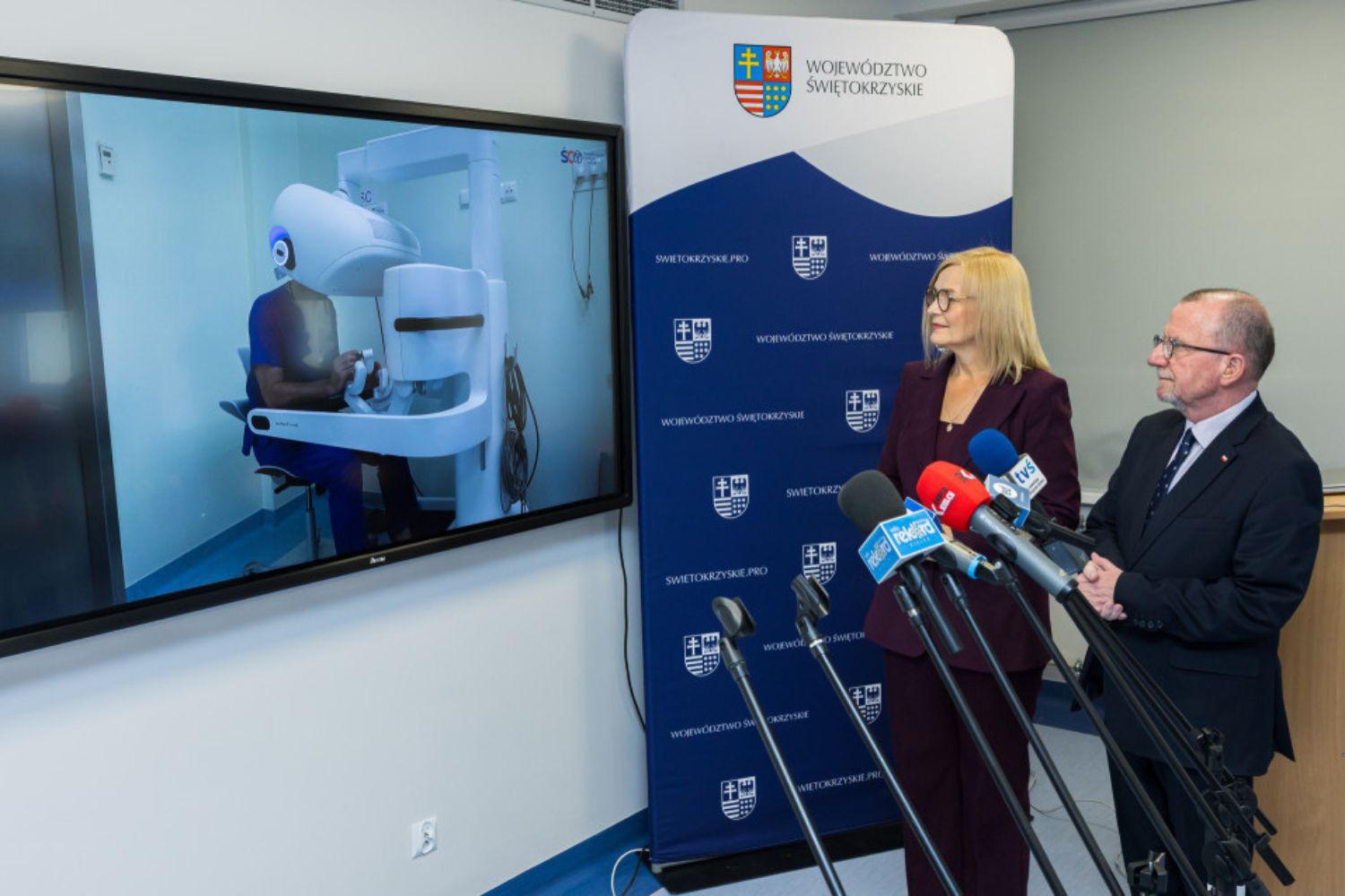 07.07.2026. Kielce. ŚCO. Drugi robot da Vinci w ŚCO / Fot. Urząd Marszałkowski Województwa Świętokrzyskiego