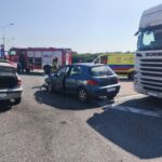 16.07.2026. Skarżysko-Kamienna. Droga krajowa nr 42. Wypadek / Fot. straż pożarna