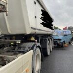 Zderzenie ciężarówki i busa. Ranna kobieta - Radio Kielce 24.07.2026. Piaseczno. Wypadek / Źródło: PSP Sandomierz