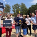 26.07.2026. Sielpia. Spotkanie polityków Nowej Lewicy z ludźmi nad zalewem / Fot. Magdalena Galas-Klusek - Radio Kielce