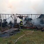 Pożar tartaku w powiecie kieleckim - Radio Kielce 03.07.2026. Szczukowice. Pożar / źródło: PSP Kielce