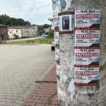 Referendum w gminie Działoszyce. W niedzielę mieszkańcy zdecydują o przyszłości - Radio Kielce 15.07.2026. Działoszyce. Banery referendalne / Fot. Marta Gajda-Kruk - Radio Kielce