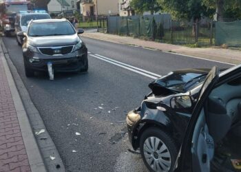 25.07.2026. Osiek, w powiecie staszowskim. Wypadek / Fot. policja