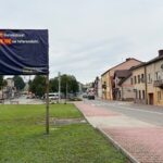 Referendum w gminie Działoszyce. W niedzielę mieszkańcy zdecydują o przyszłości - Radio Kielce 15.07.2026. Działoszyce. Banery referendalne / Fot. Marta Gajda-Kruk - Radio Kielce