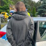 28.07.2026. Lipowica. Pościg za kierowcą Mercedesa / źródło: KMP Kielce