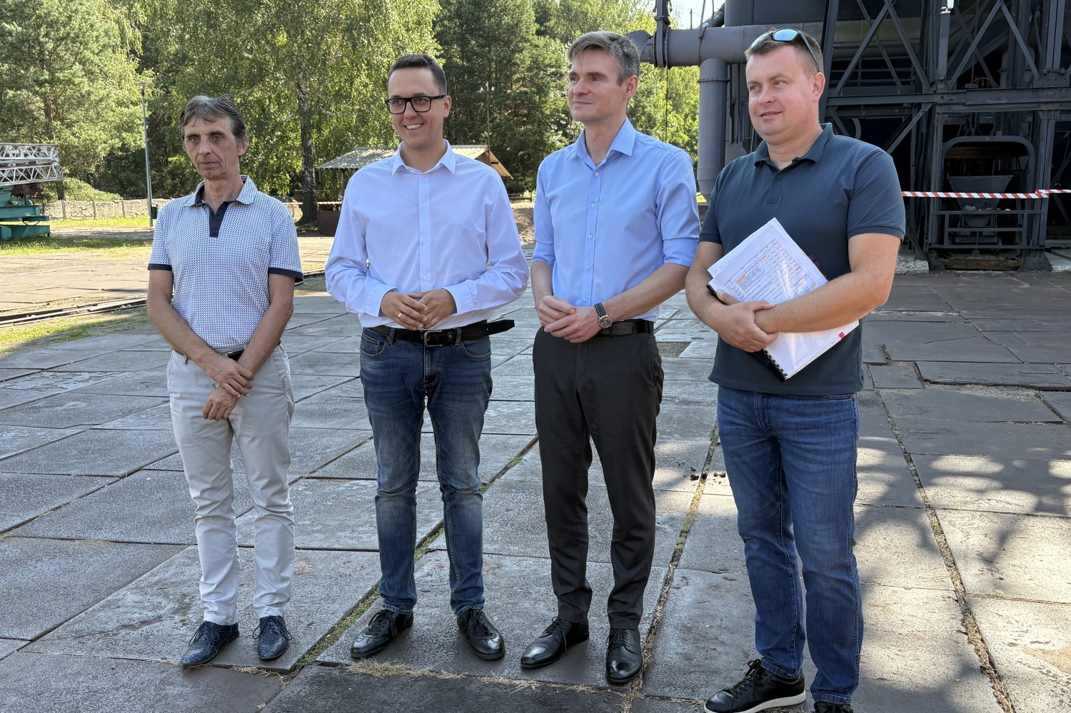 Starachowicki wielki piec przejdzie remont - Radio Kielce 30.07.2026. Starachowice. Konferencja zapowiadająca remont wielkiego pieca / Fot. Anna Głąb - Radio Kielce