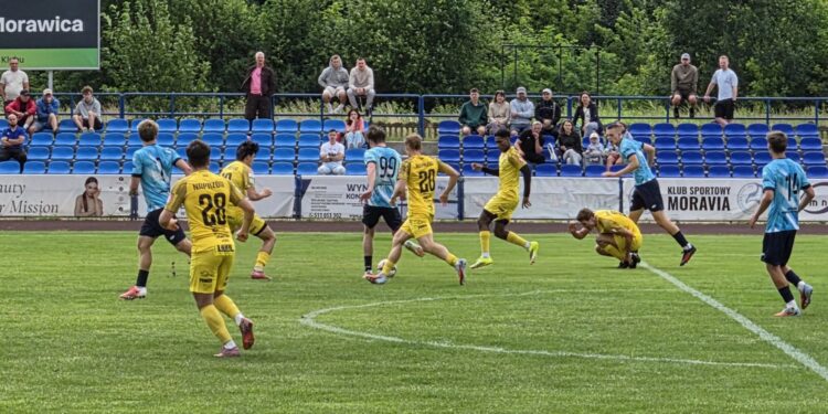 Karol Stanek: na długo zapamiętam ten mecz - Radio Kielce 11.07.2026. Sparing Moravia Morawica - Naprzód Jędrzejów / Fot. Maciej Makuła - Radio Kielce