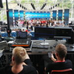 16.07.2026. Kielce. Przygotowania do sobotniego koncertu galowego na Kadzielni / Fot. Wiktor Taszłow - Radio Kielce
